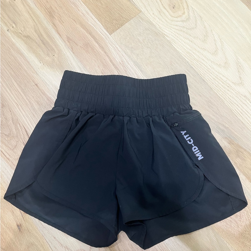 Women's Black Athletic Shorts